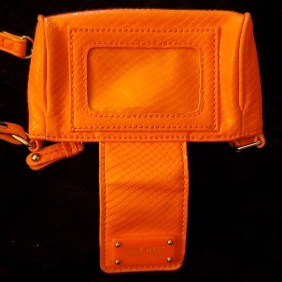 Nine West Neon Orange Festival Micro Bag - Picture 11 of 16